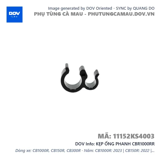 KẸP ỐNG PHANH CBR1000RR — 11152KS4003