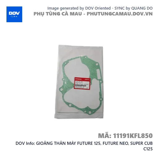 GIOĂNG THÂN MÁY FUTURE 125, FUTURE NEO, SUPER CUB C125 — 11191KFL850