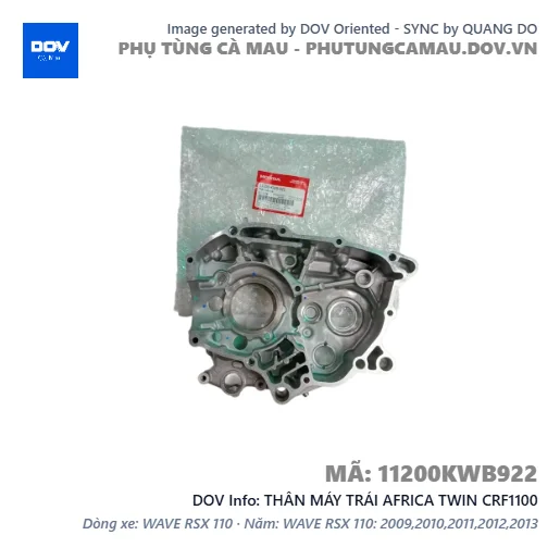 THÂN MÁY TRÁI AFRICA TWIN CRF1100 — 11200KWB922
