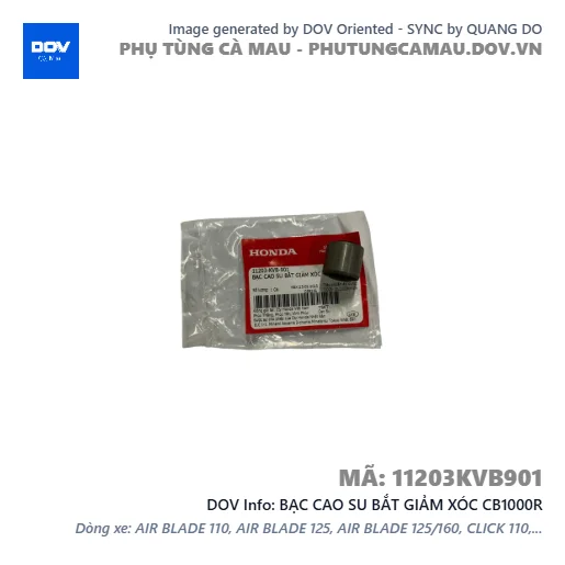 BẠC CAO SU BẮT GIẢM XÓC CB1000R — 11203KVB901