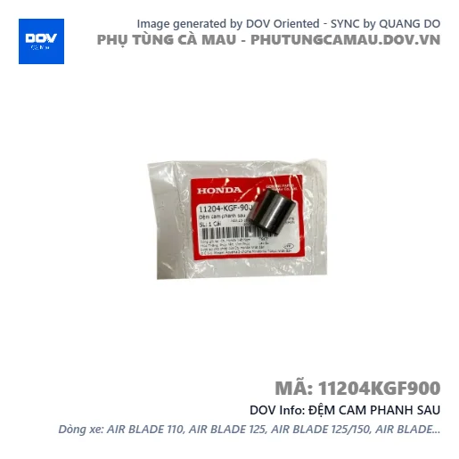ĐỆM CAM PHANH SAU — 11204KGF900
