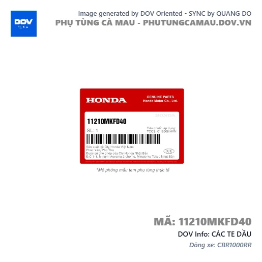 CÁC TE DẦU  — 11210MKFD40