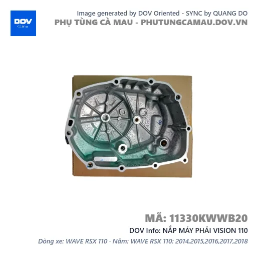 NẮP MÁY PHẢI VISION 110 — 11330KWWB20