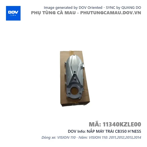 NẮP MÁY TRÁI CB350 H'NESS — 11340KZLE00