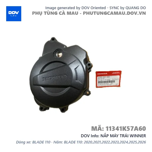 NẮP MÁY TRÁI WINNER — 11341K57A60