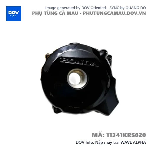 Nắp máy trái WAVE ALPHA — 11341KRS620