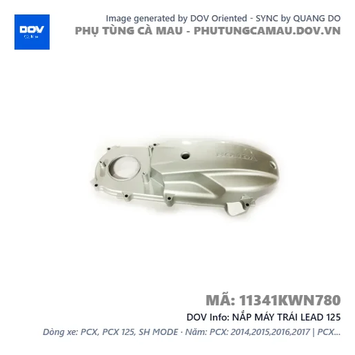 NẮP MÁY TRÁI LEAD 125 — 11341KWN780