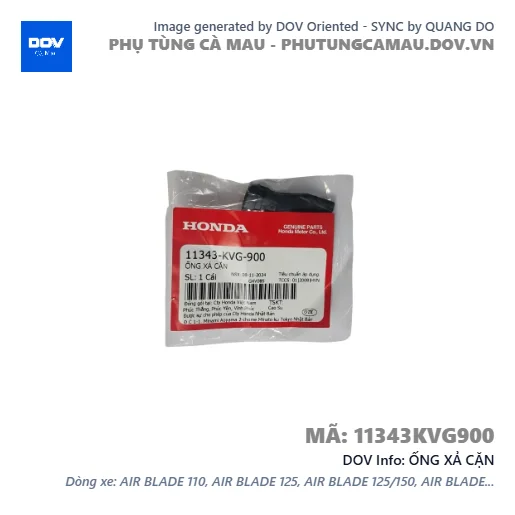 ỐNG XẢ CẶN  — 11343KVG900