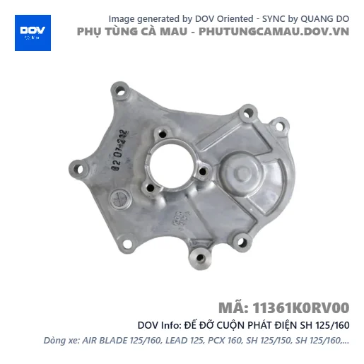 ĐẾ ĐỠ CUỘN PHÁT ĐIỆN SH 125/160 — 11361K0RV00