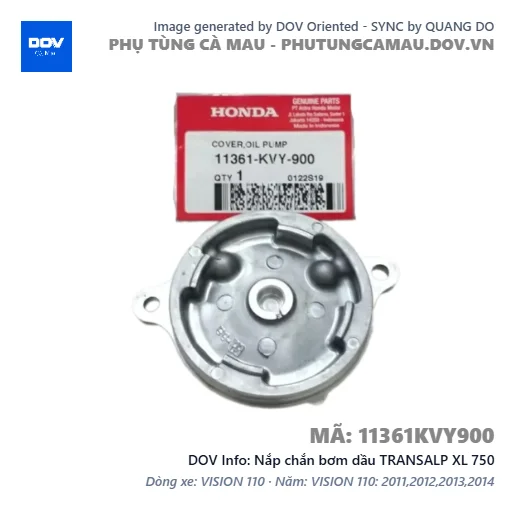 Nắp chắn bơm dầu TRANSALP XL 750 — 11361KVY900