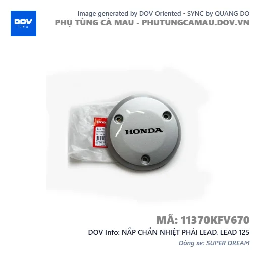 NẮP CHẮN NHIỆT PHẢI LEAD, LEAD 125 — 11370KFV670