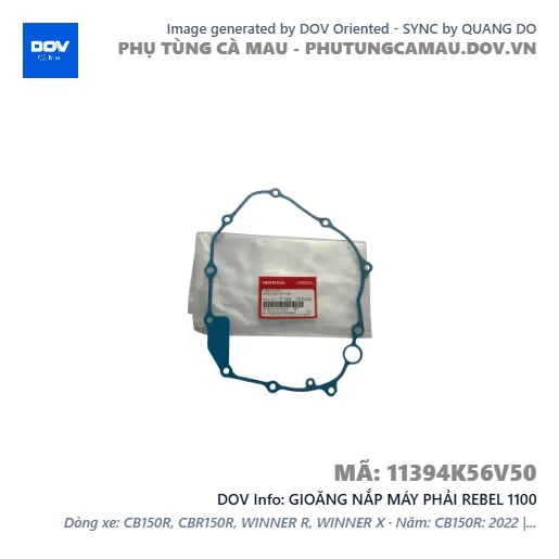 GIOĂNG NẮP MÁY PHẢI REBEL 1100 — 11394K56V50