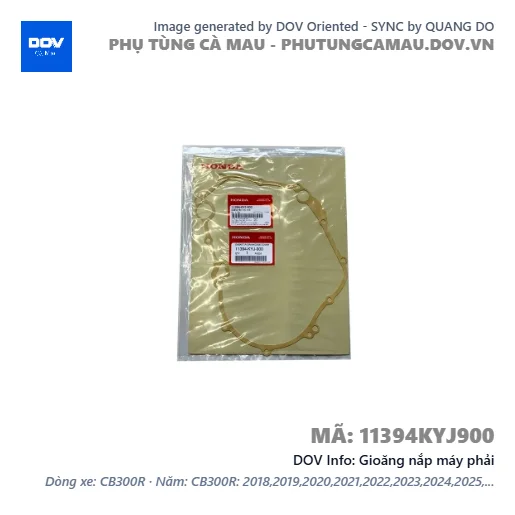 Gioăng nắp máy phải  — 11394KYJ900