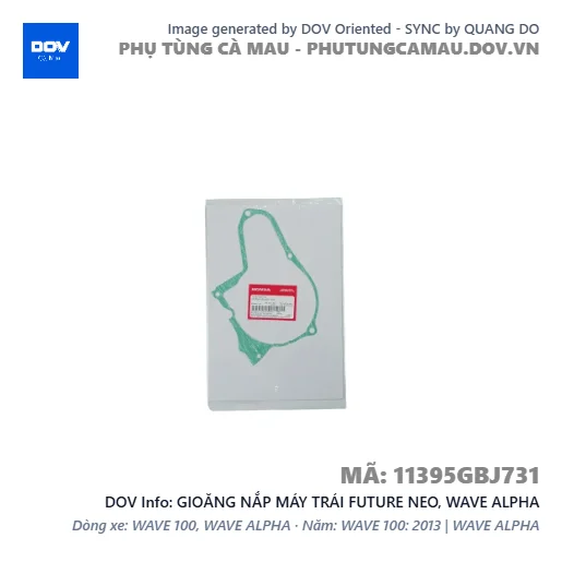 GIOĂNG NẮP MÁY TRÁI FUTURE NEO, WAVE ALPHA — 11395GBJ731