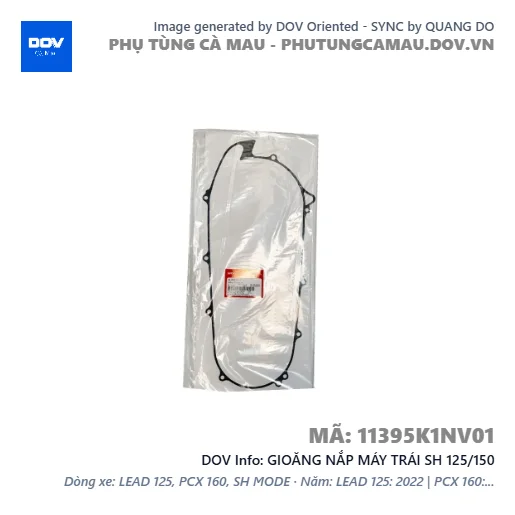 GIOĂNG NẮP MÁY TRÁI SH 125/150 — 11395K1NV01