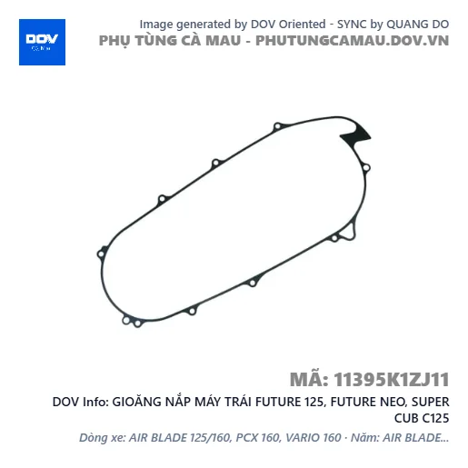 GIOĂNG NẮP MÁY TRÁI FUTURE 125, FUTURE NEO, SUPER CUB C125 — 11395K1ZJ11