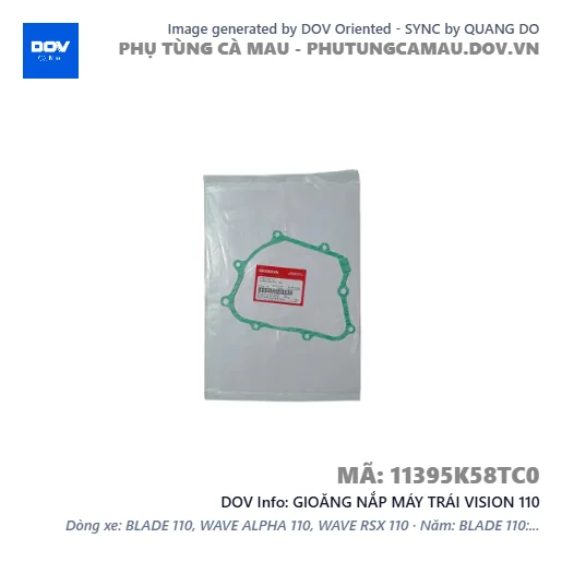 GIOĂNG NẮP MÁY TRÁI VISION 110 — 11395K58TC0