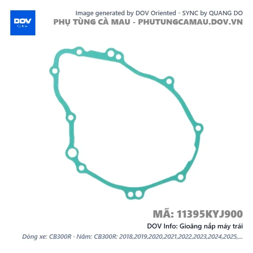 Gioăng nắp máy trái  — 11395KYJ900