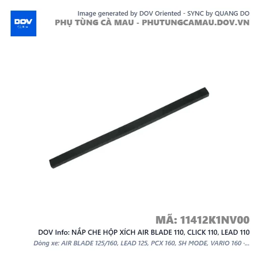 NẮP CHE HỘP XÍCH AIR BLADE 110, CLICK 110, LEAD 110 — 11412K1NV00