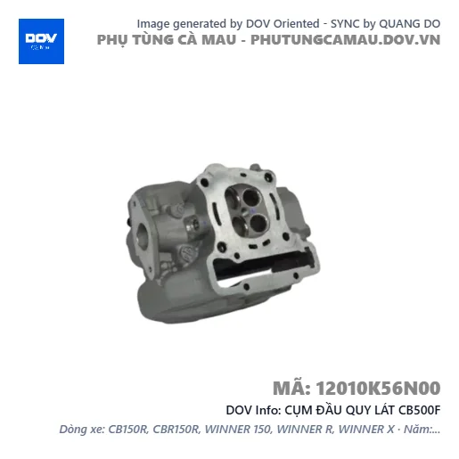 CỤM ĐẦU QUY LÁT CB500F — 12010K56N00