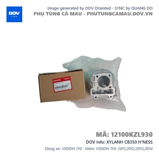 XYLANH CB350 H'NESS — 12100KZL930