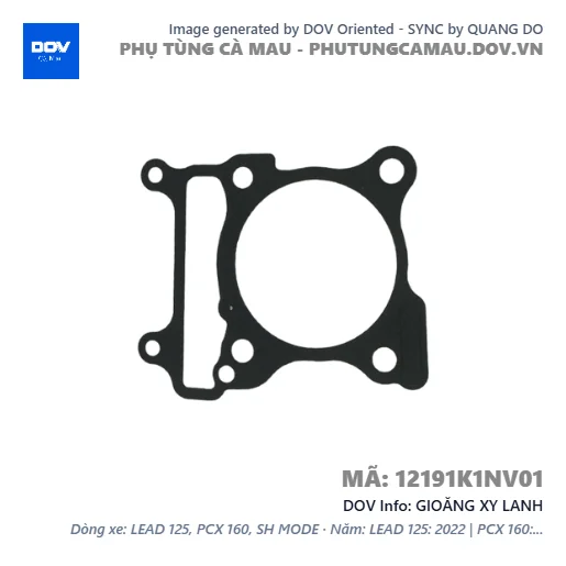 GIOĂNG XY LANH  — 12191K1NV01