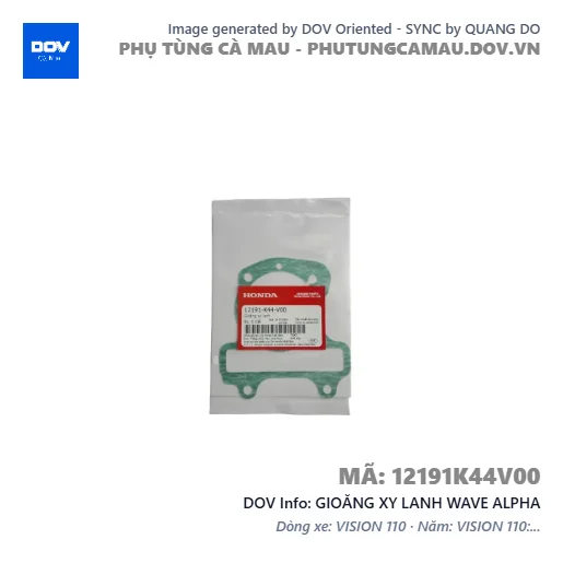 GIOĂNG XY LANH WAVE ALPHA — 12191K44V00