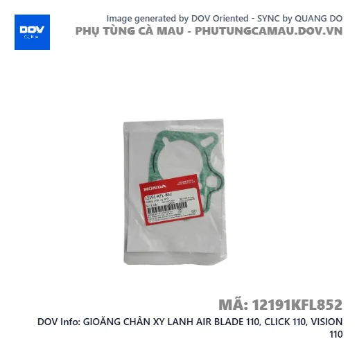 GIOĂNG CHÂN XY LANH AIR BLADE 110, CLICK 110, VISION 110 — 12191KFL852