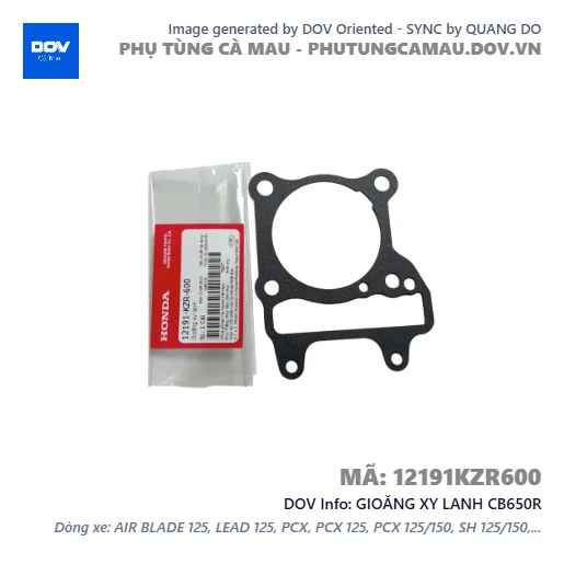 GIOĂNG XY LANH CB650R — 12191KZR600