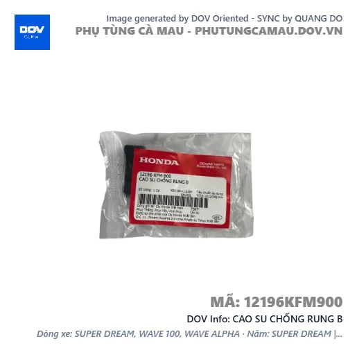 CAO SU CHỐNG RUNG B — 12196KFM900