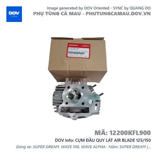 CỤM ĐẦU QUY LÁT AIR BLADE 125/150 — 12200KFL900