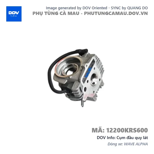 Cụm đầu quy lát — 12200KRS600