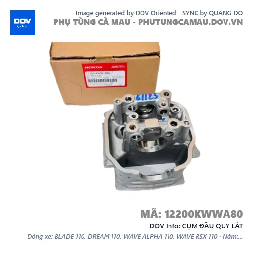 CỤM ĐẦU QUY LÁT — 12200KWWA80
