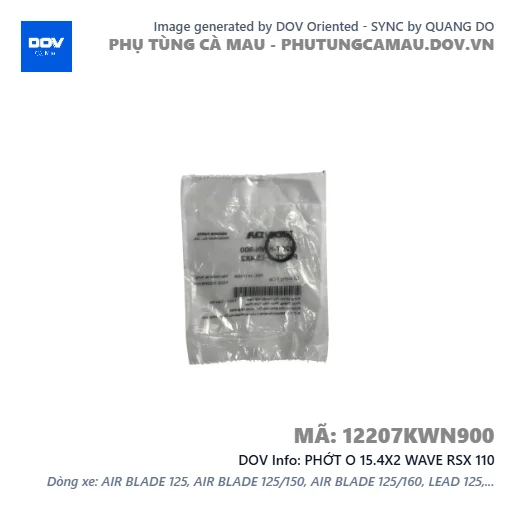 PHỚT O 15.4X2 WAVE RSX 110 — 12207KWN900