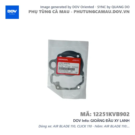GIOĂNG ĐẦU XY LANH — 12251KVB902