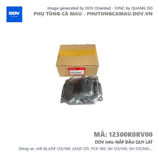 NẮP ĐẦU QUY LÁT  — 12300K0RV00