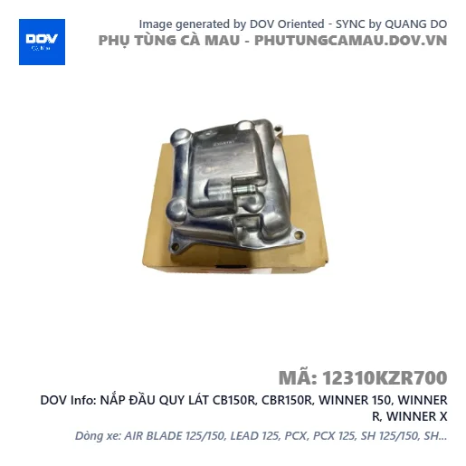 NẮP ĐẦU QUY LÁT CB150R, CBR150R, WINNER 150, WINNER R, WINNER X — 12310KZR700