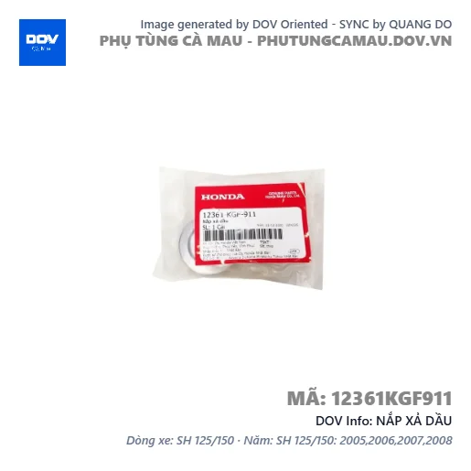 NẮP XẢ DẦU  — 12361KGF911