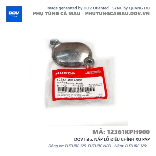 NẮP LỖ ĐIỀU CHỈNH XU PÁP  — 12361KPH900