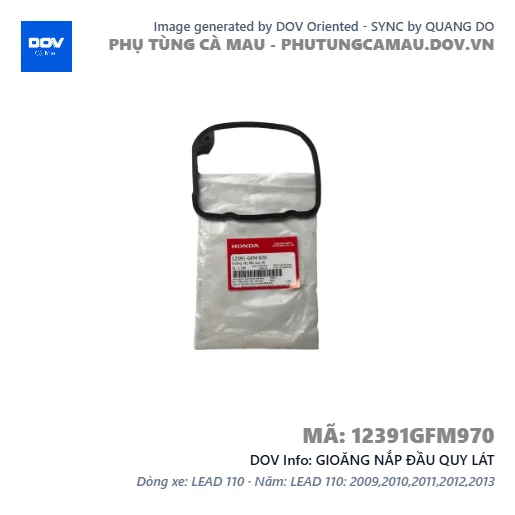 GIOĂNG NẮP ĐẦU QUY LÁT  — 12391GFM970