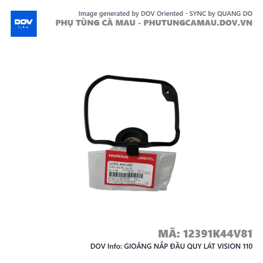GIOĂNG NẮP ĐẦU QUY LÁT VISION 110 — 12391K44V81