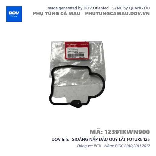 GIOĂNG NẮP ĐẦU QUY LÁT FUTURE 125 — 12391KWN900
