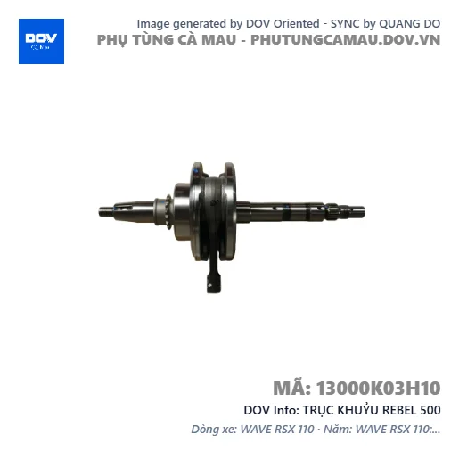 TRỤC KHUỶU REBEL 500 — 13000K03H10