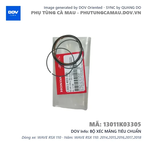 BỘ XÉC MĂNG TIÊU CHUẨN  — 13011K03305