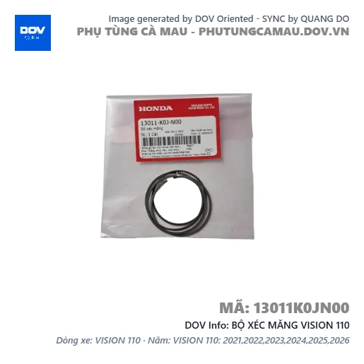 BỘ XÉC MĂNG VISION 110 — 13011K0JN00