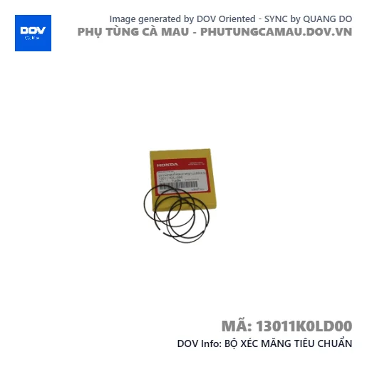 BỘ XÉC MĂNG TIÊU CHUẨN  — 13011K0LD00