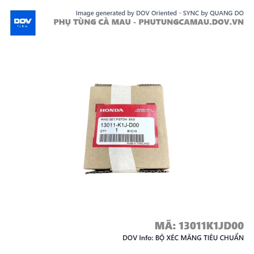 BỘ XÉC MĂNG TIÊU CHUẨN  — 13011K1JD00