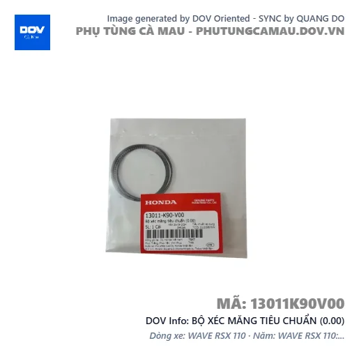 BỘ XÉC MĂNG TIÊU CHUẨN (0.00)  — 13011K90V00