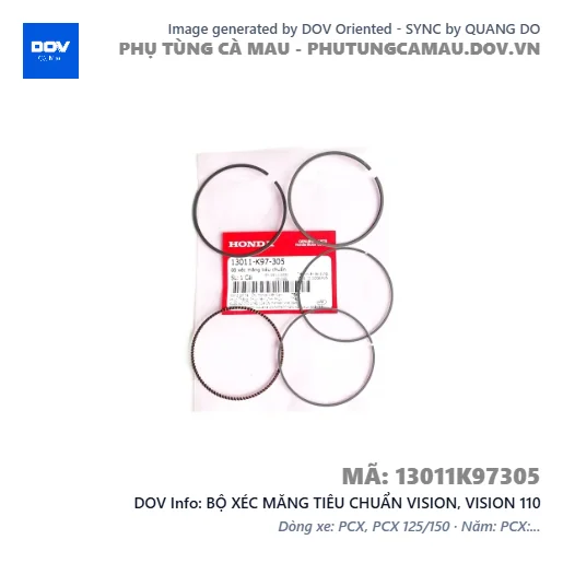 BỘ XÉC MĂNG TIÊU CHUẨN VISION, VISION 110 — 13011K97305