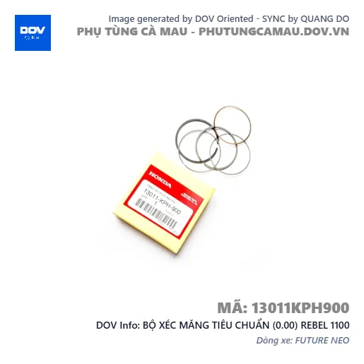 BỘ XÉC MĂNG TIÊU CHUẨN (0.00) REBEL 1100 — 13011KPH900
